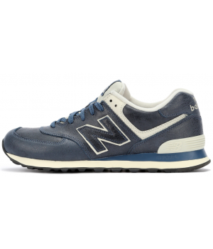 New Balance 574 Leather Blue