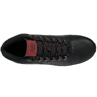 New Balance 754 кожаные черные с красным