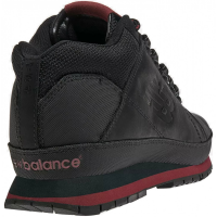 New Balance 754 кожаные черные с красным