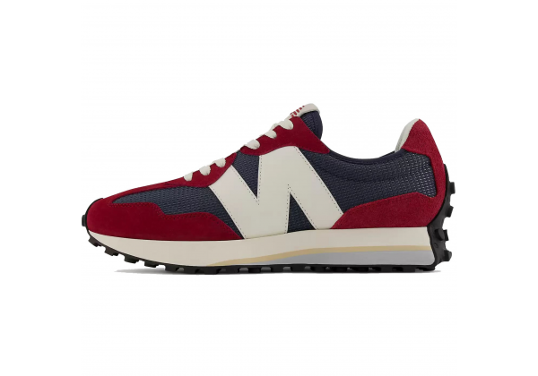 New Balance 327 красные с серым
