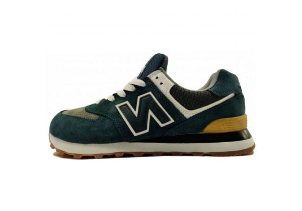 New Balance 574 сине-зеленые