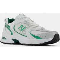 New Balance 530 White With Nightwatch Green