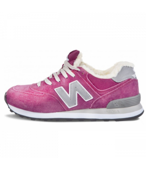 Женские кроссовки New Balance ярко-розовые