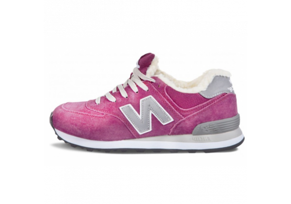 Женские кроссовки New Balance ярко-розовые