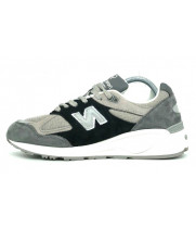 Кроссовки New Balance 990 черные с бежевым