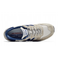 Кроссовки New Balance M670 бежевые с синим
