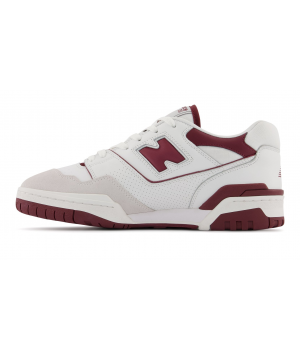Кеды New Balance (Нью Баланс) 500 мужские белые с красным