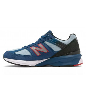 Кроссовки New Balance 990v5 синие с красным