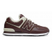 New Balance кроссовки 574 зимние коричневые