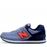 New Balance кроссовки 574 Cyan (Orange)
