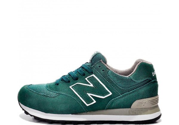 Мужские кроссовки New Balance 574 зеленые