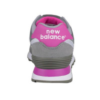 Кроссовки New Balance женские 574 серые с розовым