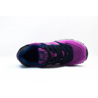 Кроссовки New Balance женские 574 с сеткой пурпурные 