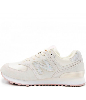 Кроссовки женские New Balance 574 Shattered Pearl бежевые