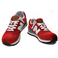 New Balance кроссовки 574 красные 