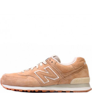 Кроссовки New Balance женские 574 темно-персиковые