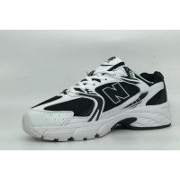 Кроссовки New Balance 530 белые с черными вставками